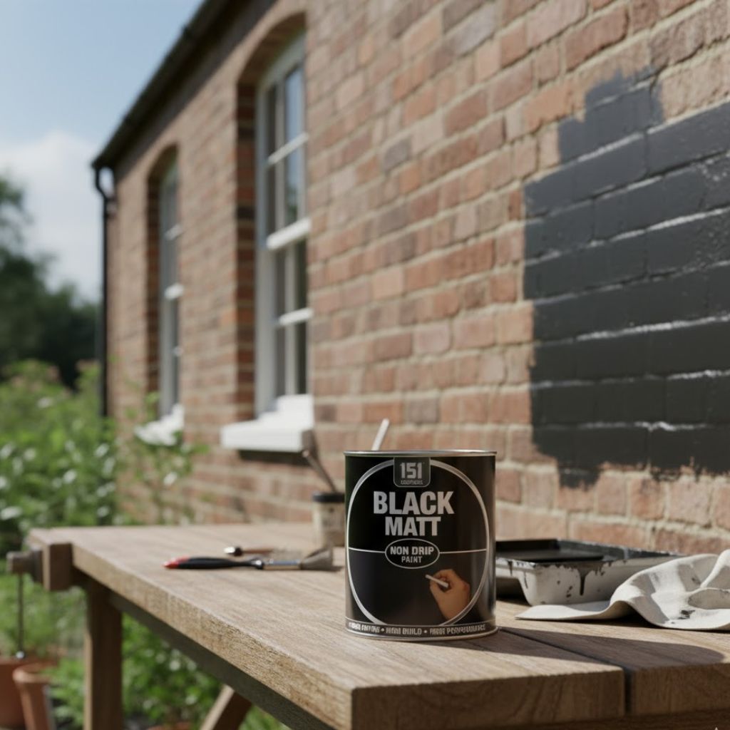 Non-Drip Black Matt Paint 300ML