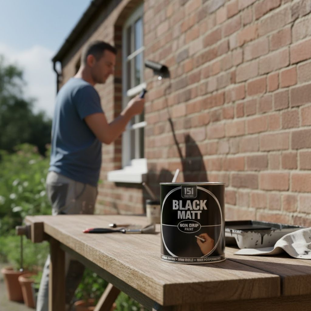 Non-Drip Black Matt Paint 300ML