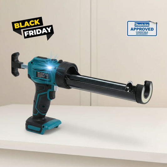 Makita Cordless Electric Caulking Gun 4-Speed Lithium Battery for Glass & Sealants
