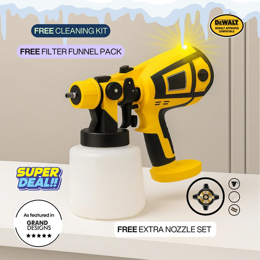 DeWalt 18V Cordless Paint Sprayer – Lightweight, High-Precision HVLP