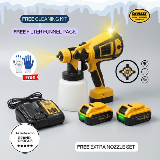 Dewalt Pro Paint Sprayer + Battery Power Bundle & Accessories